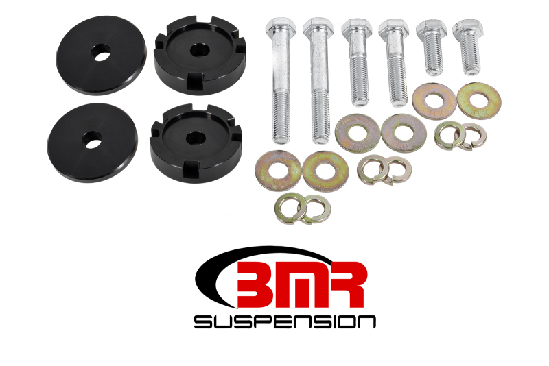 Ford Mustang Differential Bushing Lockout Kit - BMR Suspension - BK054 - Black - `15-`23 Ford Mustang Differential Bushing Lockout Kit - BMR Suspension - BK054 - Black - `15-`23
